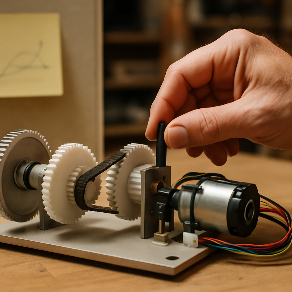 Antriebssysteme konzipieren beim Fischertechnik-Museum