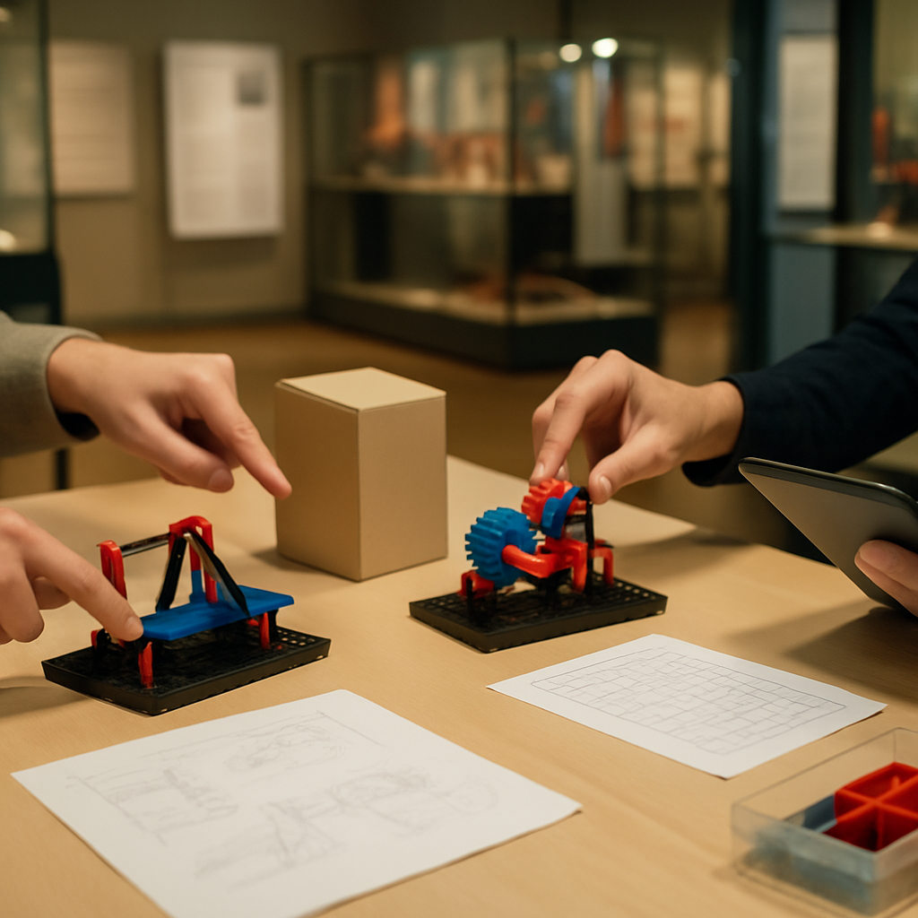 Konzeptionelle Entwürfe vergleichen im Fischertechnik-Museum