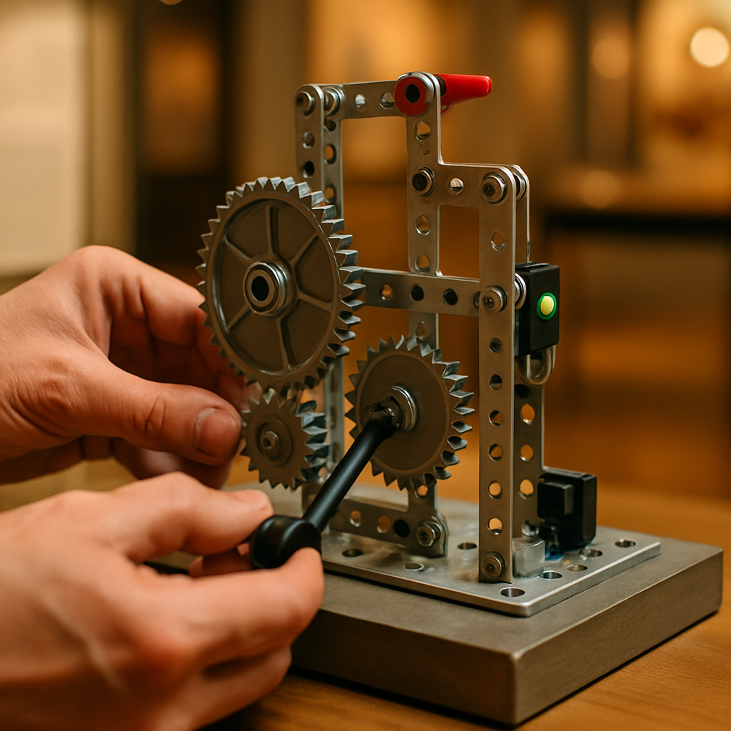 Spielmechaniken gezielt integrieren – Fischertechnik-Museum