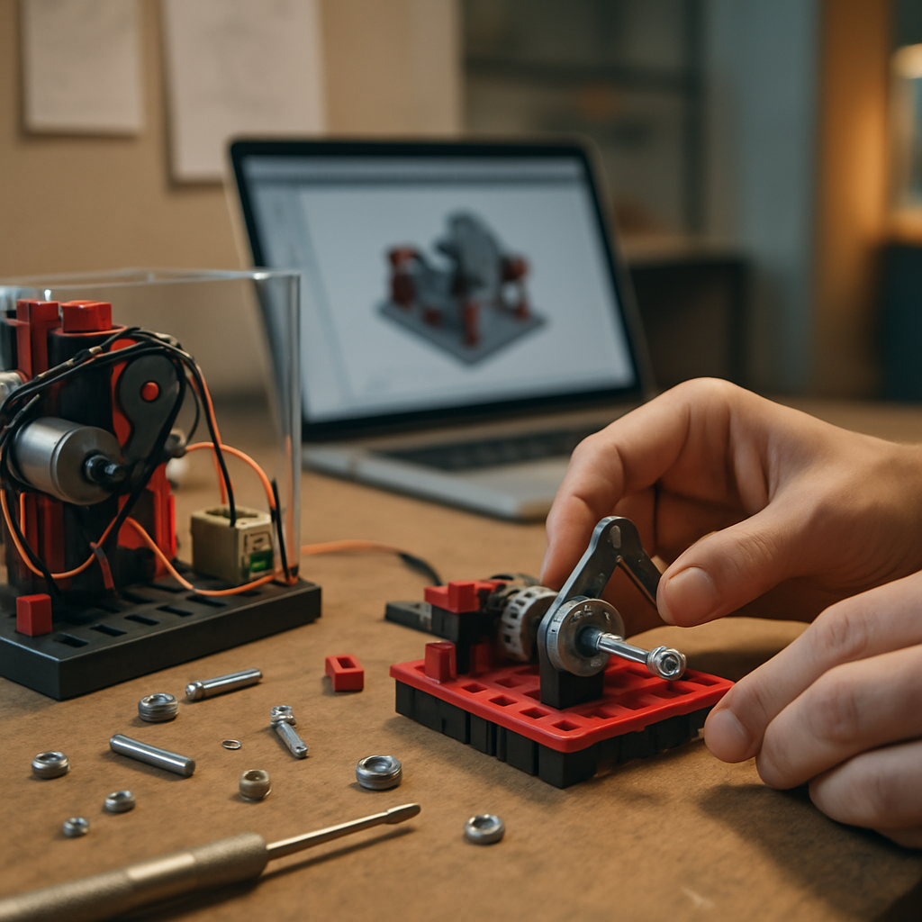 Technische Umsetzung und Mechanik im Fischertechnik-Museum