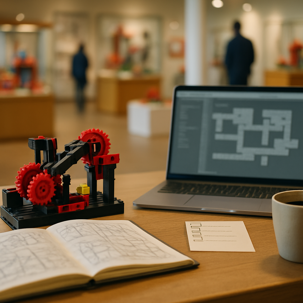 Hinweise und Belohnungen im Fischertechnik-Museum planen