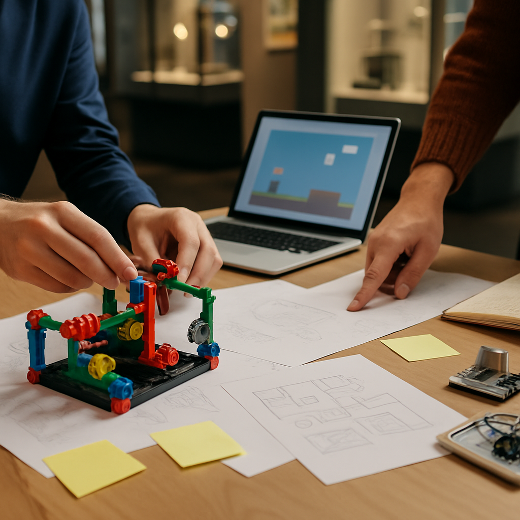 Prozess-Planung und Prototyping im Fischertechnik-Museum