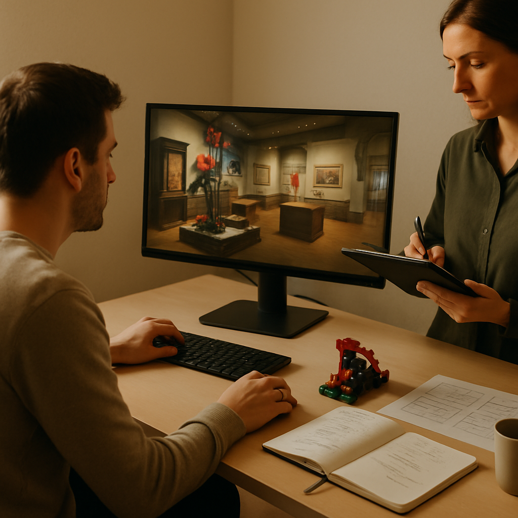 Nutzerführung testen im Fischertechnik-Museum