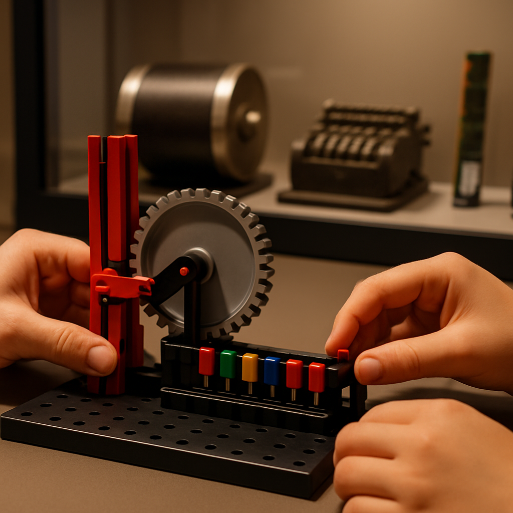 Speichertechnologien der PC-Entwicklung im fischertechnik-Museum