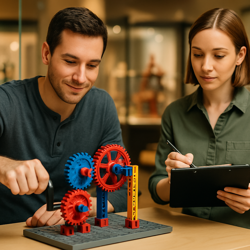 Iteratives Feedback integrieren im Fischertechnik-Museum