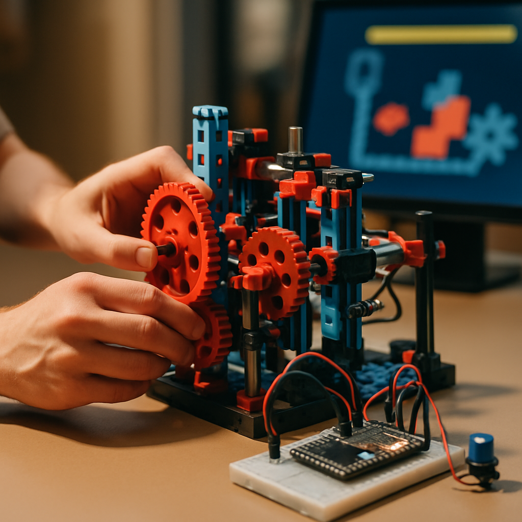 Gaming-Peripherie-Techniken im fischertechnik-Museum