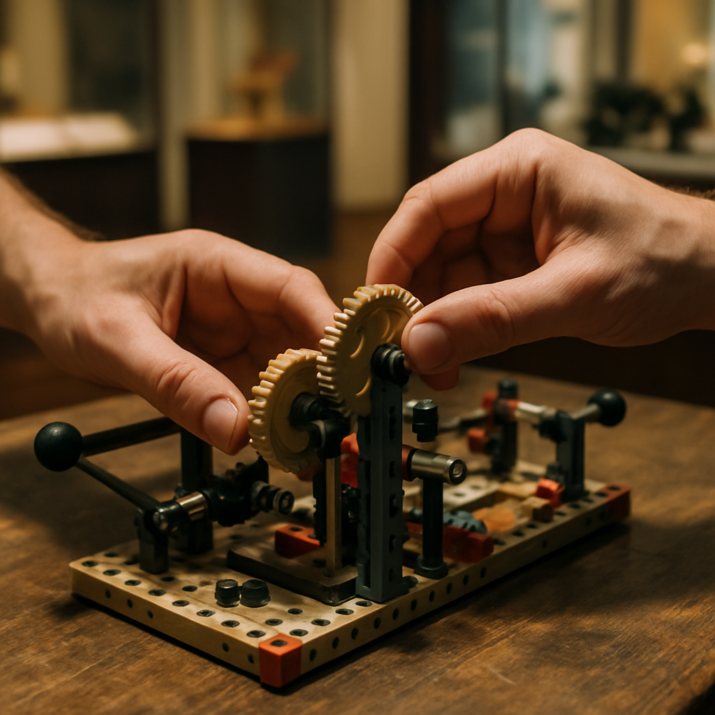 Rätsel-Design und Spielmechanik im Fischertechnik-Museum